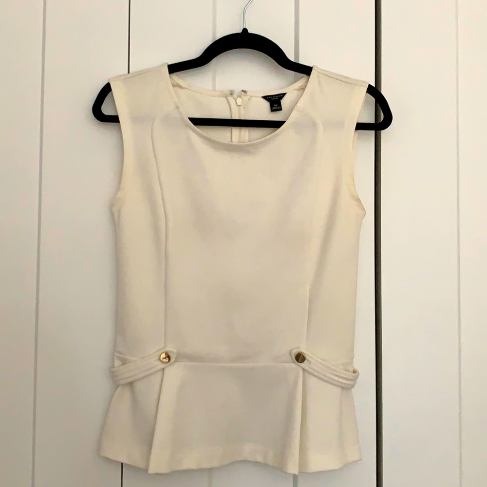 Ann Taylor Peplum Top